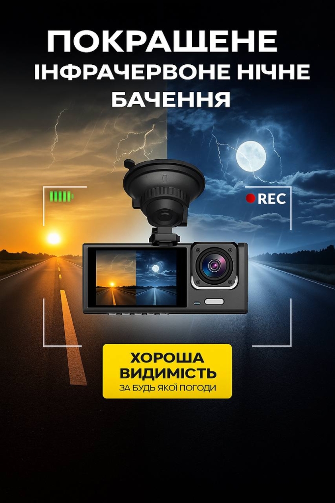 Нічне бачення відеореєстратора C309